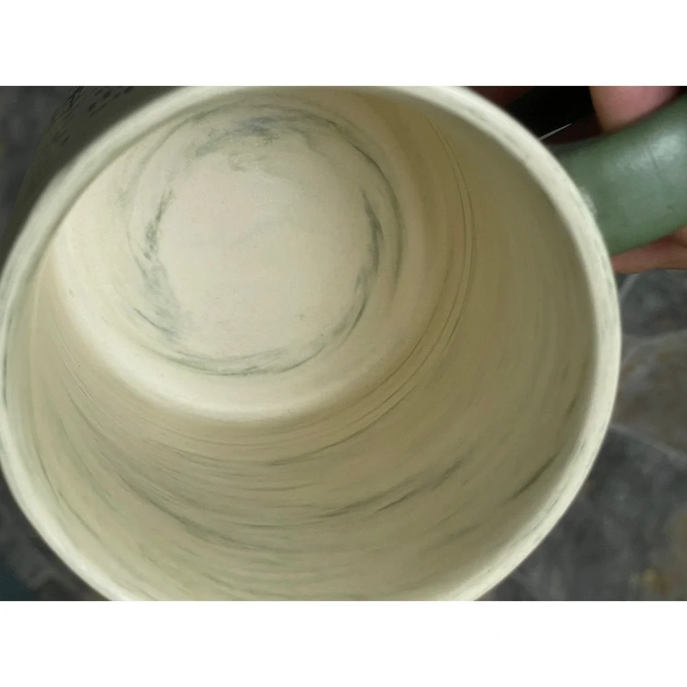 Myrtle Beach Lighthouse Mug Isiah 58:11 Tan Green Marble Vacation Tropical